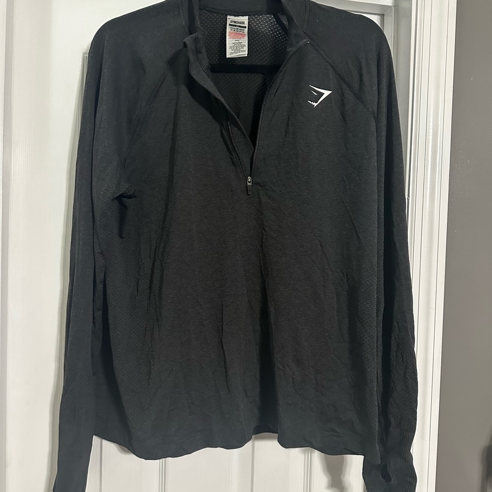 Gymshark Black Pullover with Logo